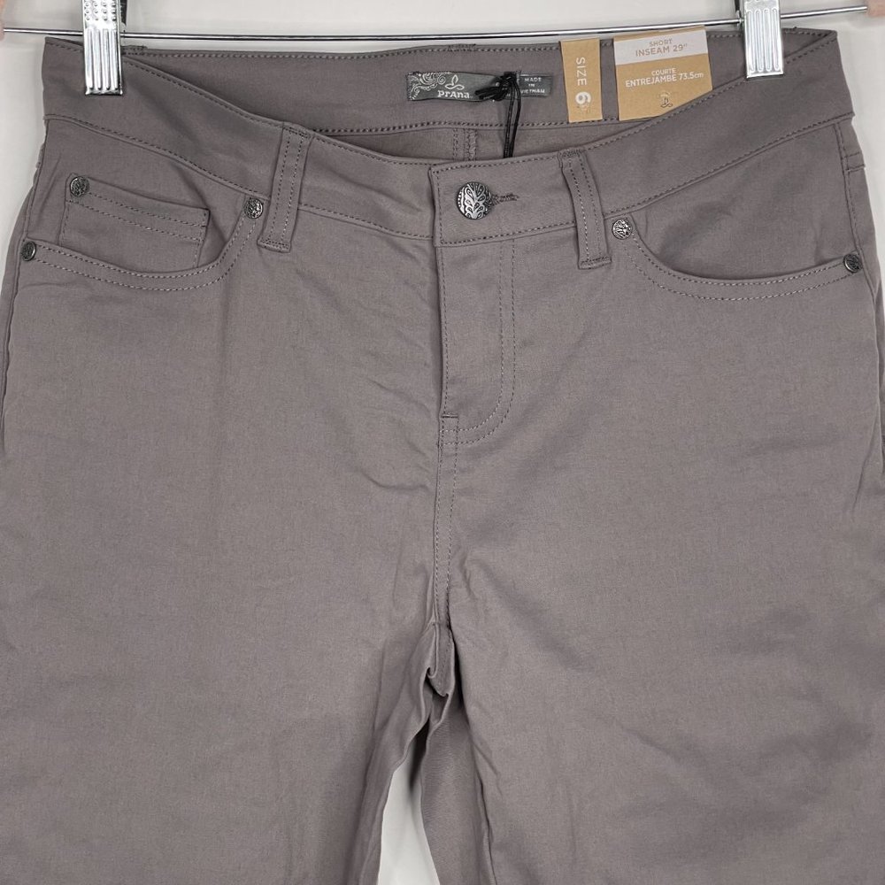 NWT prAna Briann Pant - Short Inseam 6 Moonrock Quick-Dry UPF 50+ - Picture 4 of 16